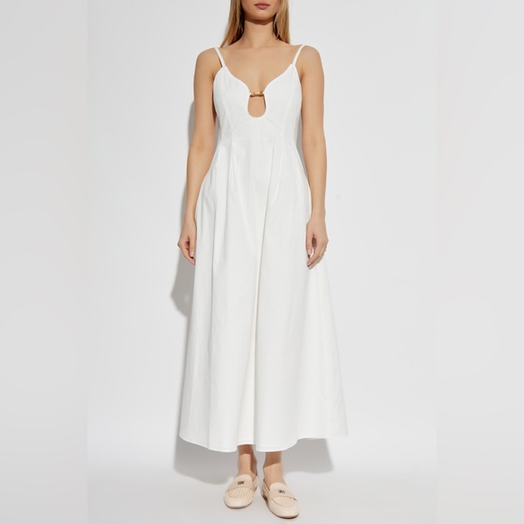 cult gaia Pants - CULT GAIA SILVIA DRESS Black/Gold